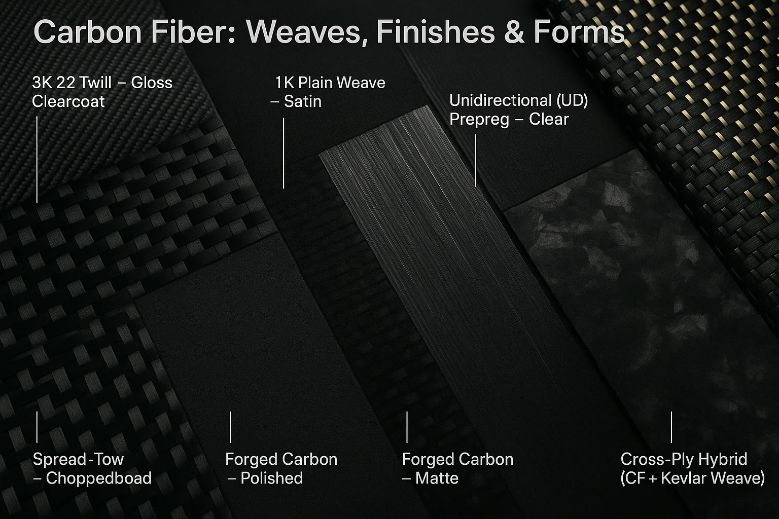 Comparison of Carbon Fiber Material Types