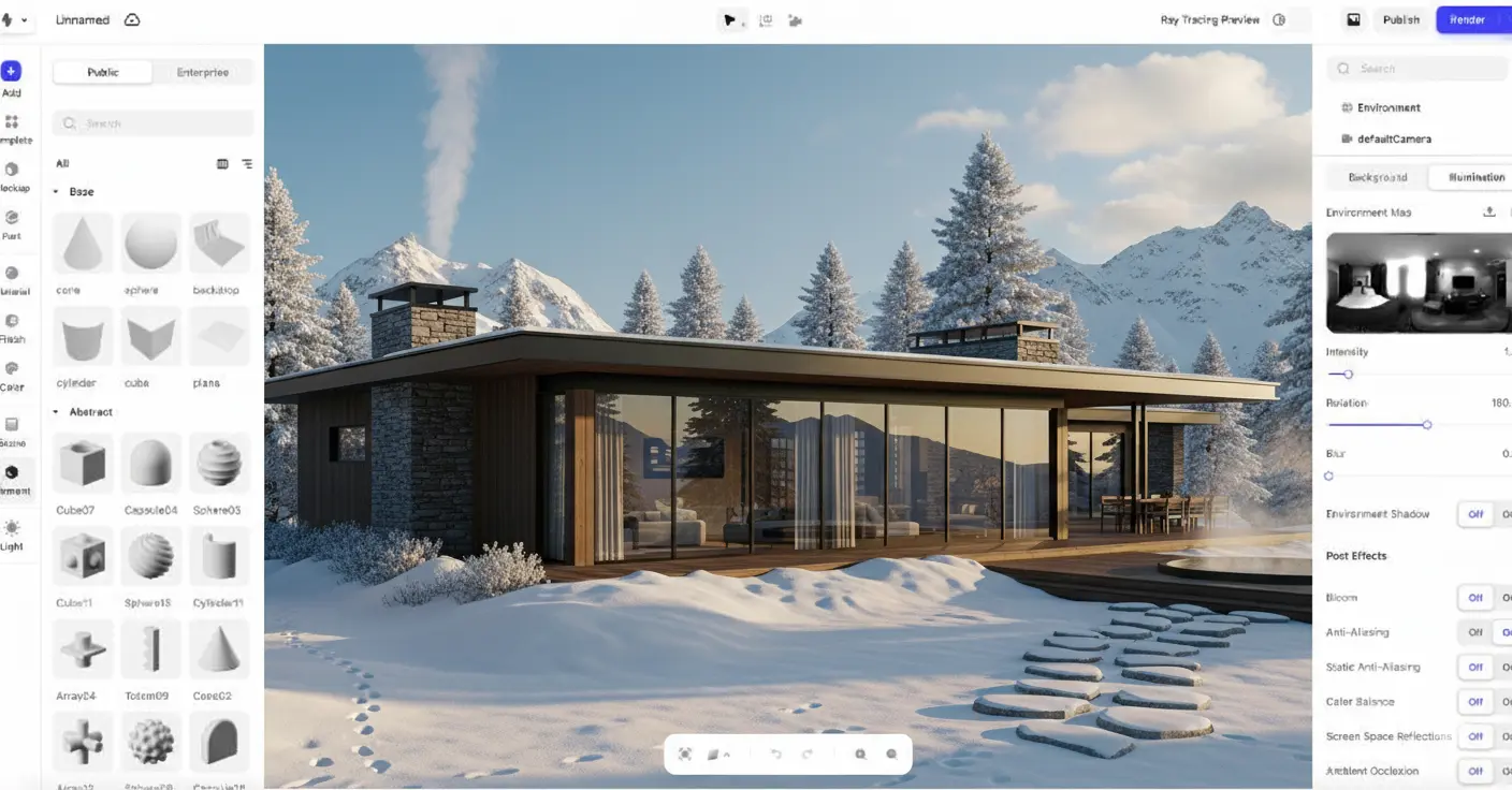 Realishot Exterior 3D Rendering