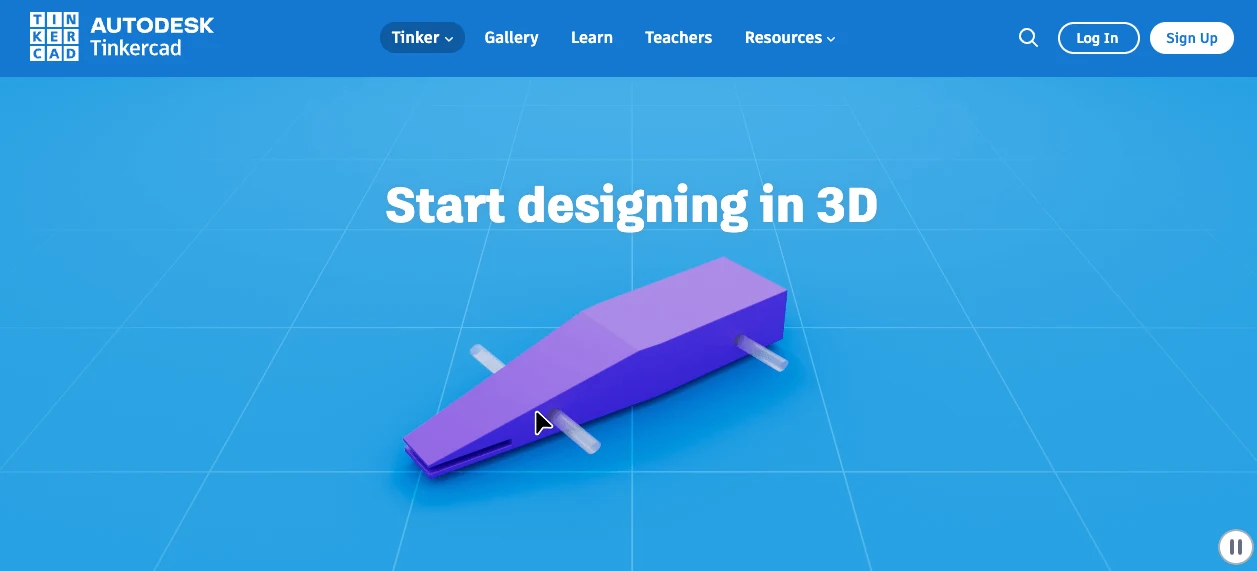 Thinkercad-website