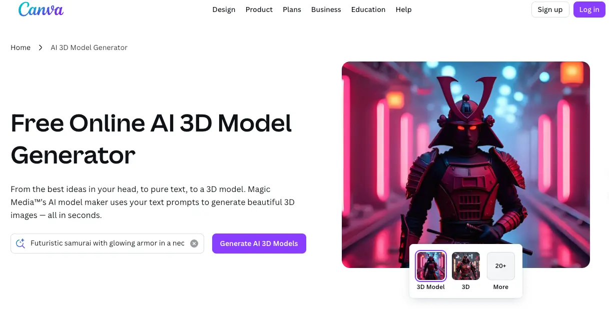 Canva's 3D design tool integrated into its marketing platform