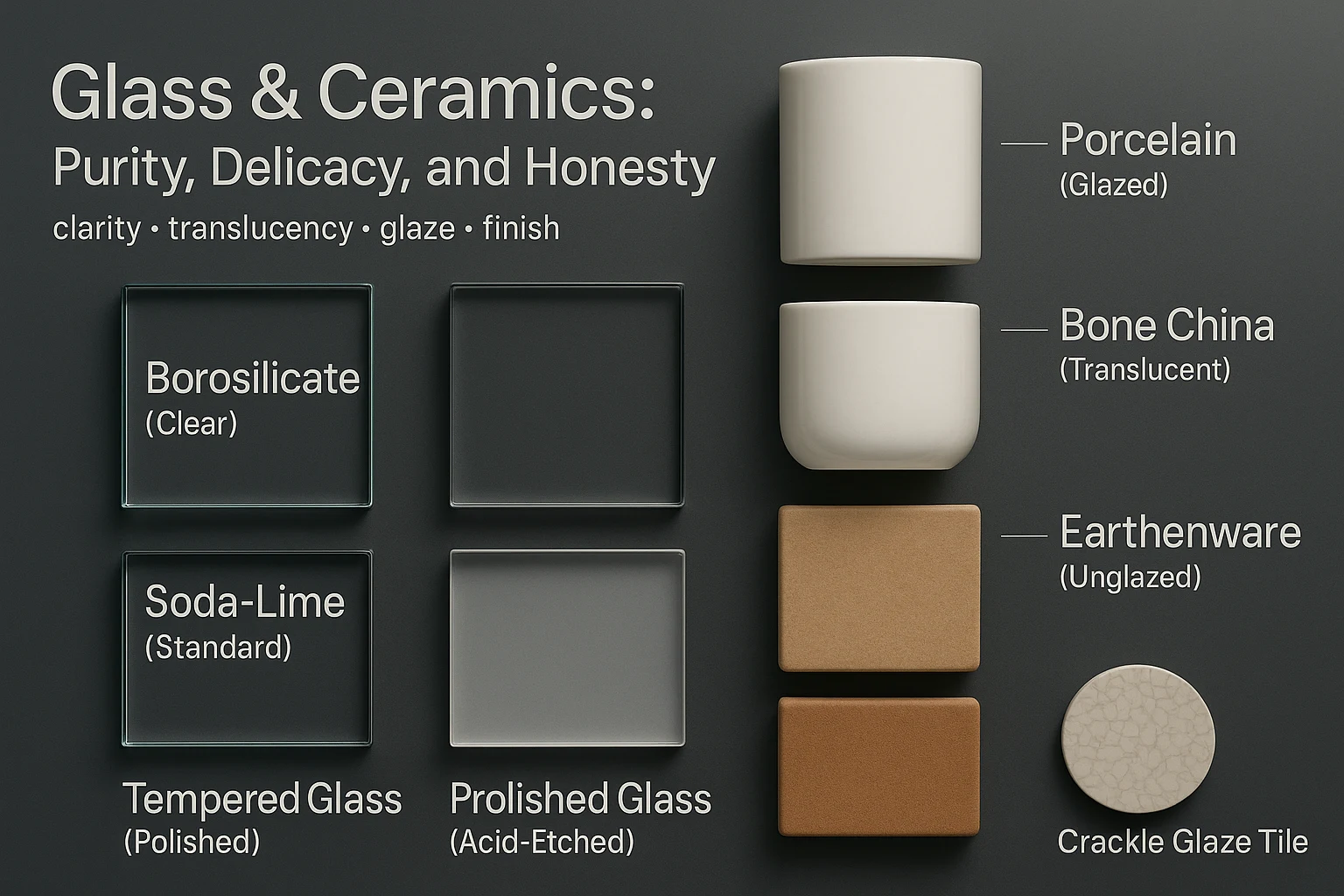 glass & ceramics materials