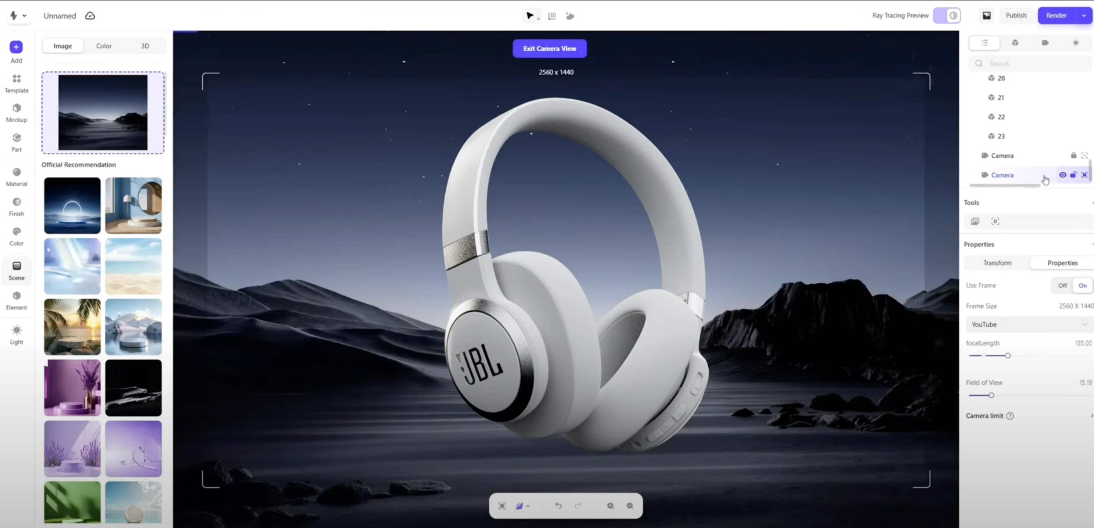 step 5 headphone cmf ighting-scene