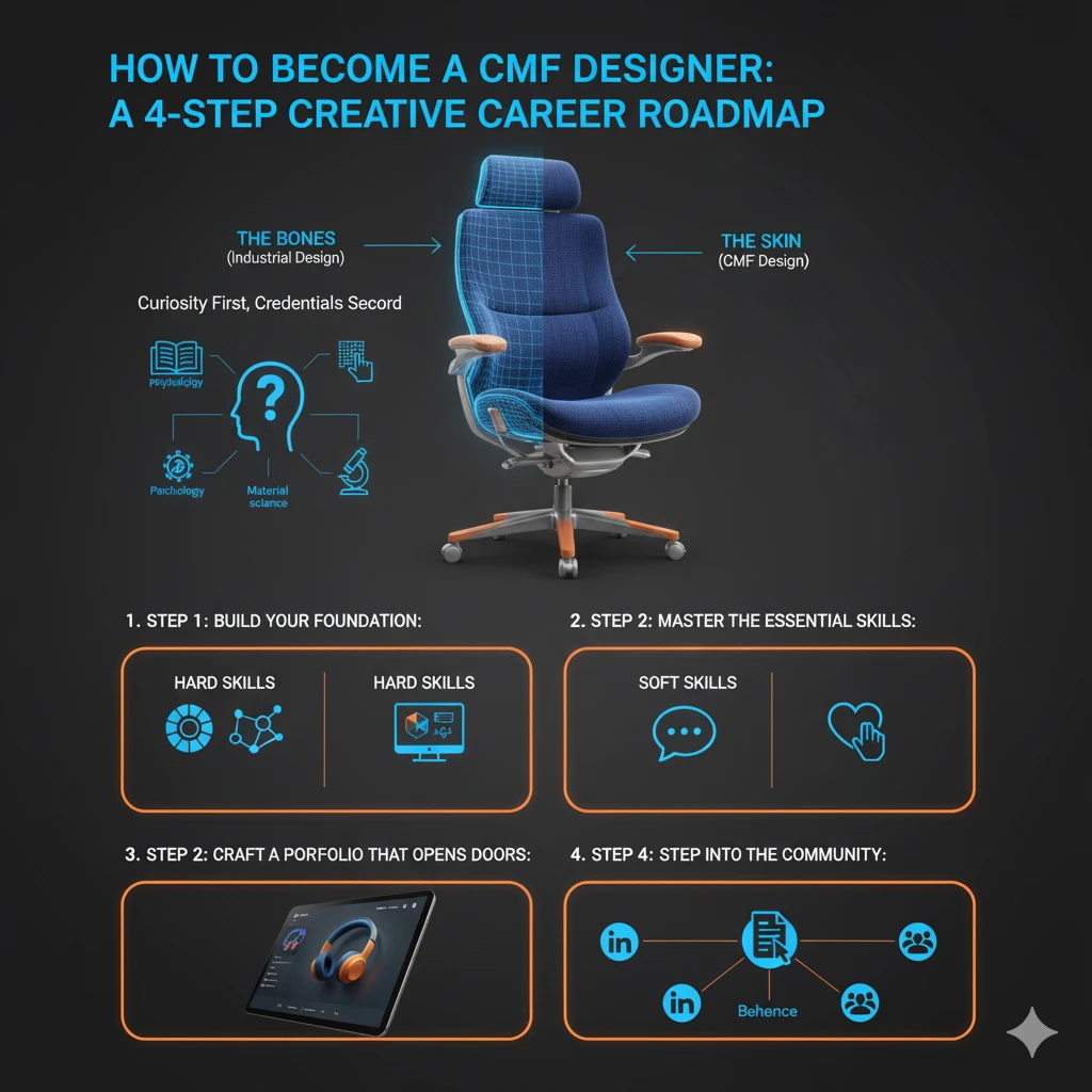 4 Step to become a CMF Designer