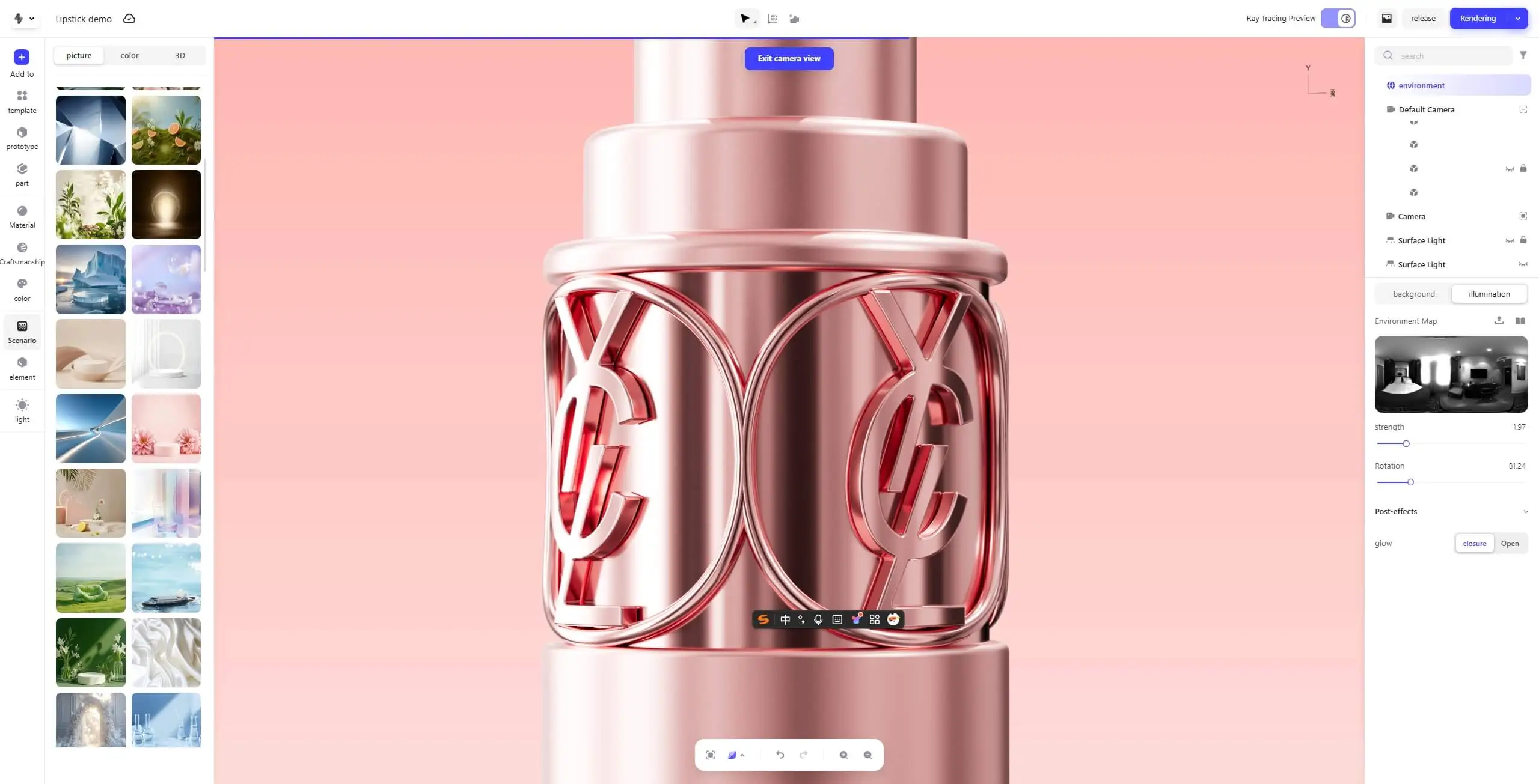 Realishot Online Rendering